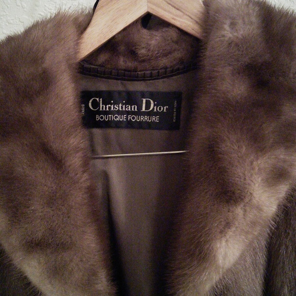 Holt Renfrew Christian Dior Mink 1980 Chritisian Dior Vintage Full